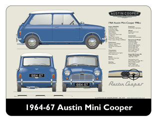 Austin Mini Cooper 1964-67 Mouse Mat